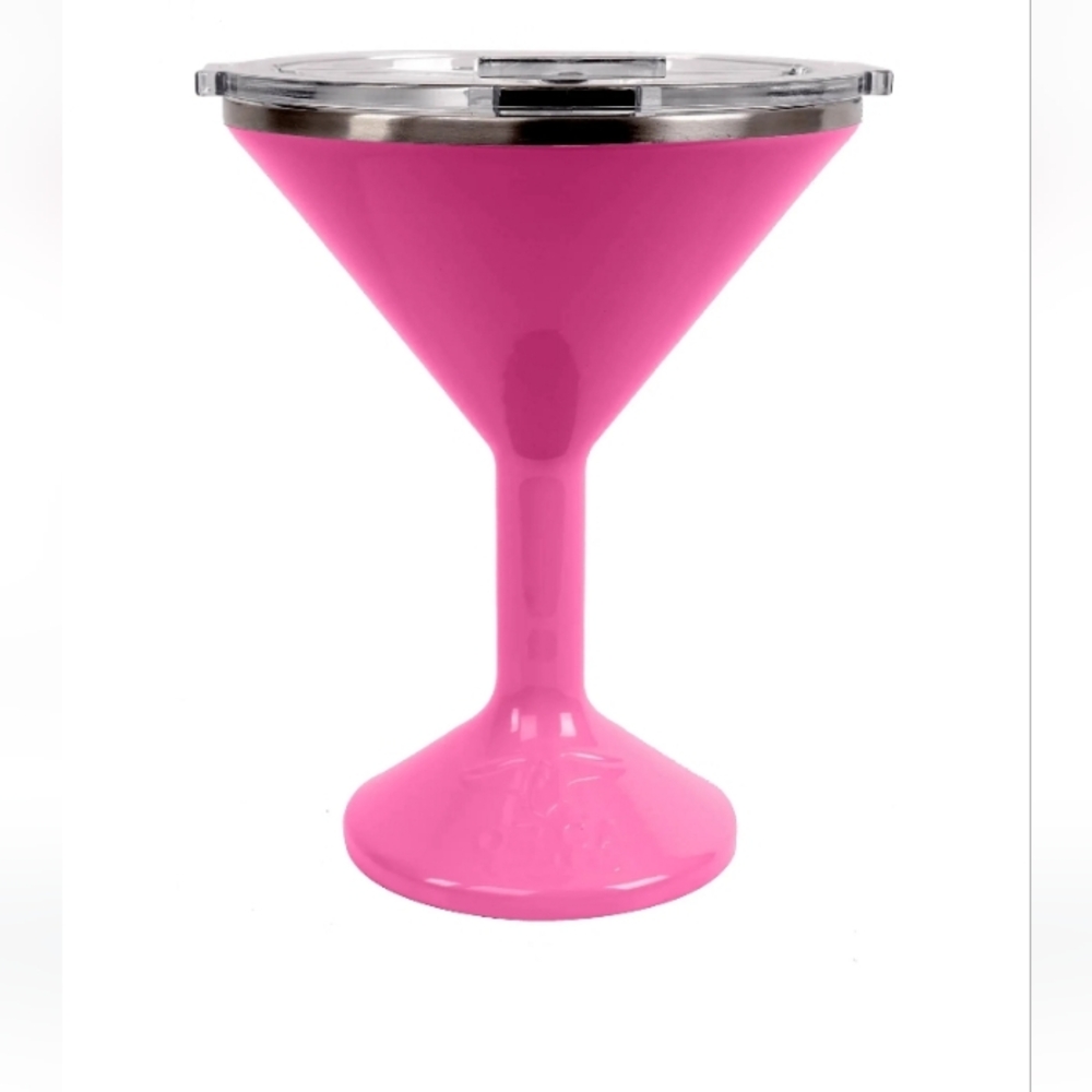 ORCA INSULATED POWDER COATED MARTINI GLASS NWT/ PAPERWORK